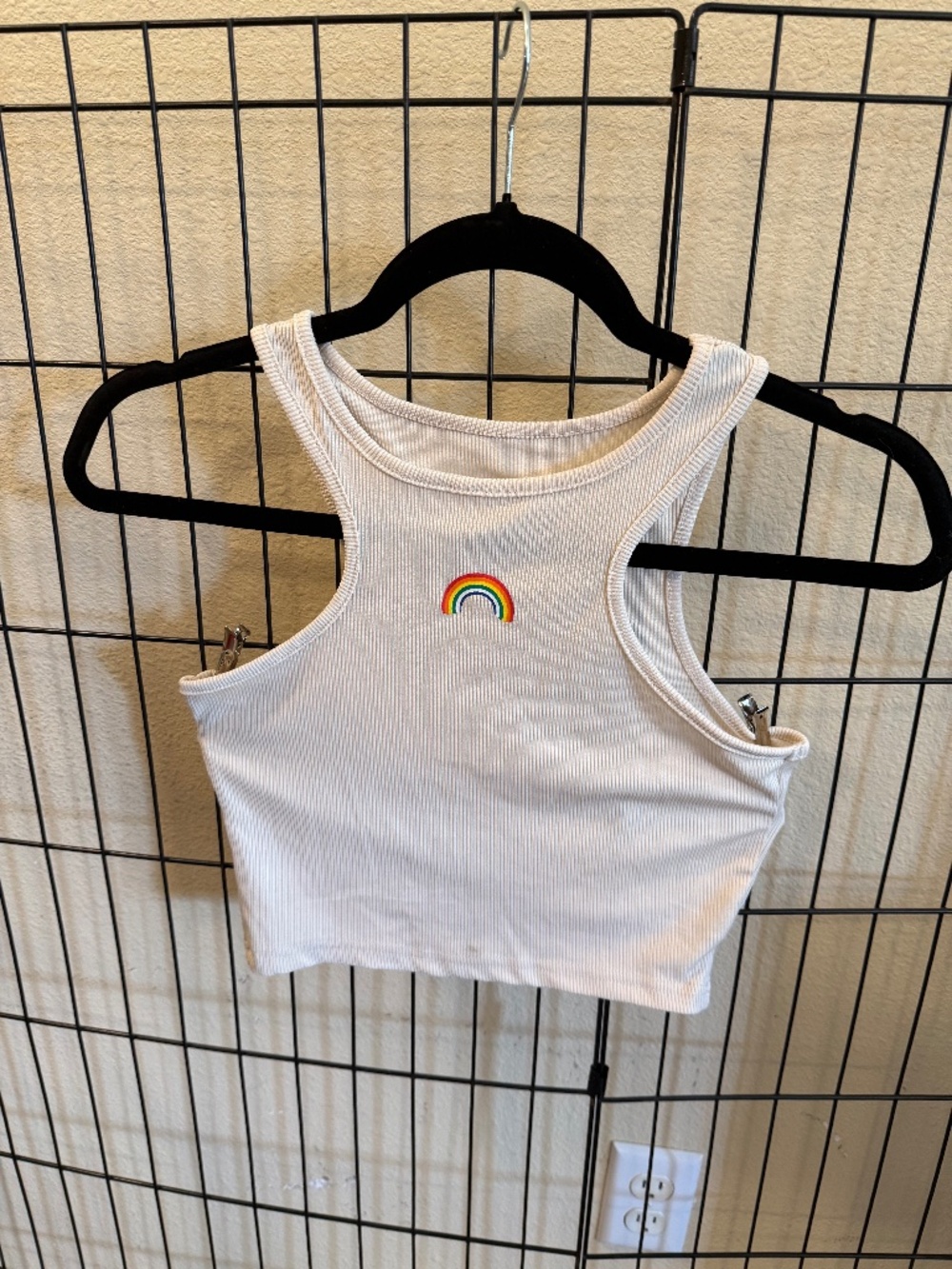 Cropped Rainbow tank